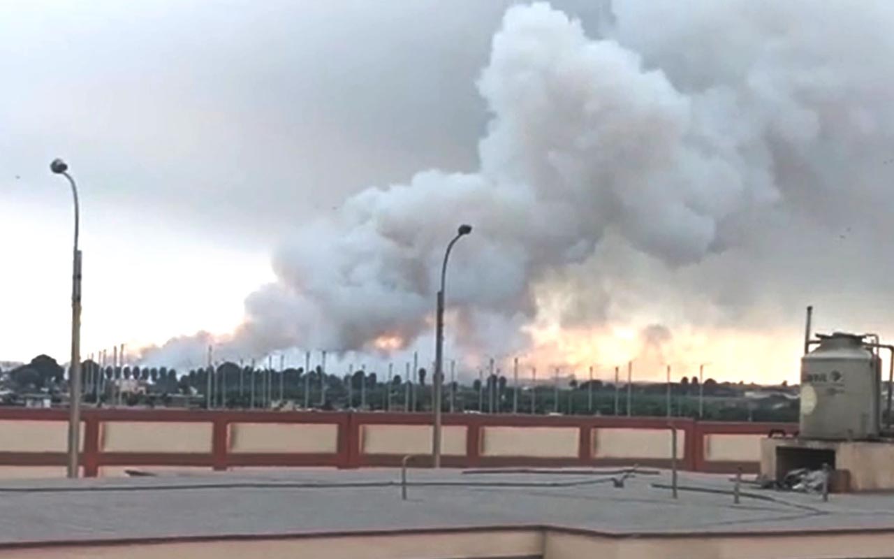 incendio en la base naval del callao